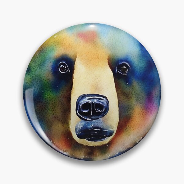 Artikelvorschau, Bear highly detailed watercolor painting entworfen und verkauft von DrawItOnce.