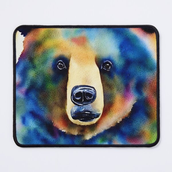 Artikelvorschau, Bear highly detailed watercolor painting entworfen und verkauft von DrawItOnce.