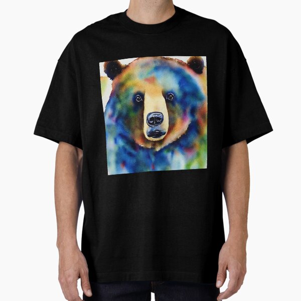 Item preview, Bear highly detailed watercolor painting designed and sold by DrawItOnce.