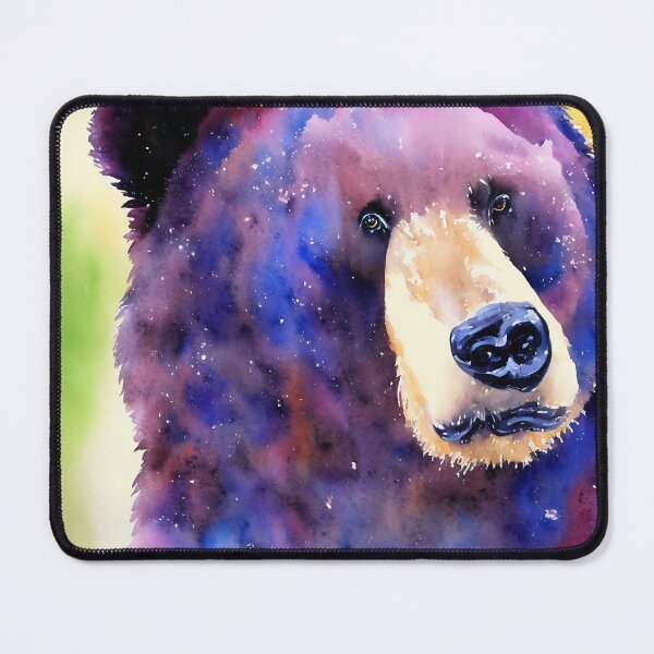 Artikelvorschau, Bear highly detailed watercolor painting entworfen und verkauft von DrawItOnce.