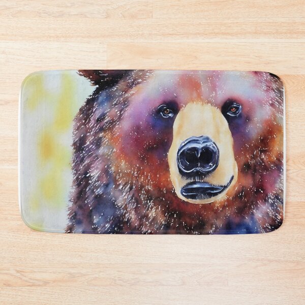 Artikelvorschau, Bear highly detailed watercolor painting entworfen und verkauft von DrawItOnce.