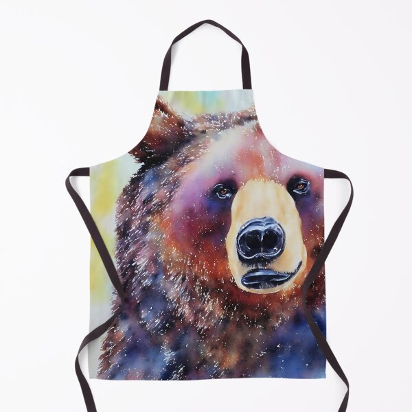 Artikelvorschau, Bear highly detailed watercolor painting entworfen und verkauft von DrawItOnce.