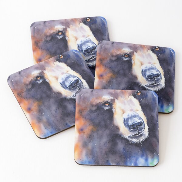 Item preview, Bear highly detailed watercolor painting designed and sold by DrawItOnce.