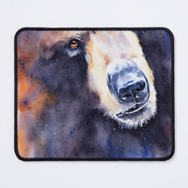 Artikelvorschau, Bear highly detailed watercolor painting entworfen und verkauft von DrawItOnce.