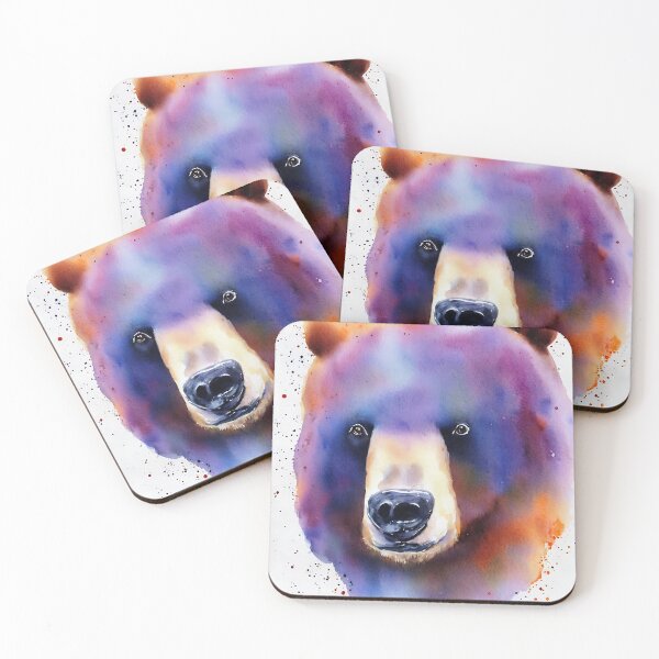 Item preview, Bear highly detailed watercolor painting designed and sold by DrawItOnce.
