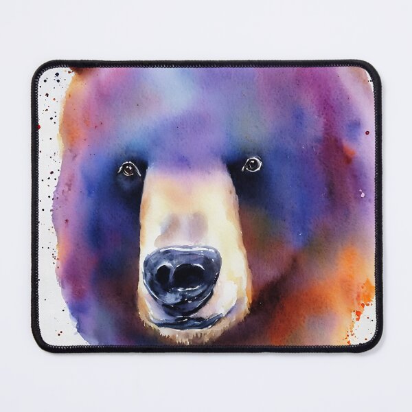 Artikelvorschau, Bear highly detailed watercolor painting entworfen und verkauft von DrawItOnce.
