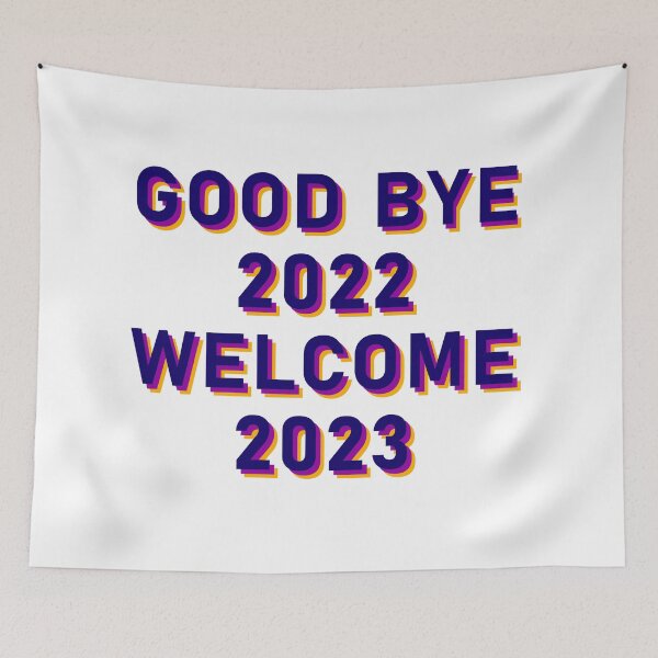 Item preview, Good Bye 2022 Welcome 2023 designed and sold by PrintDesign-Hub.