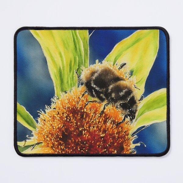 Artikelvorschau, Bee highly detailed watercolor painting entworfen und verkauft von DrawItOnce.