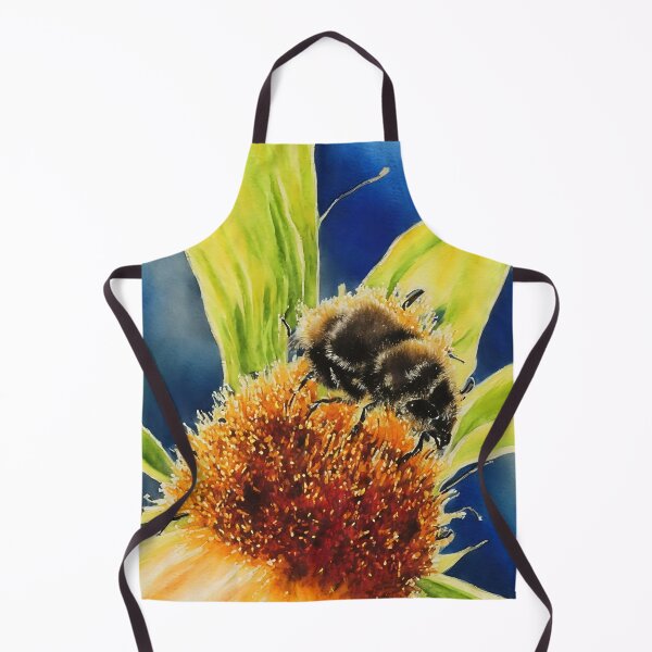 Item preview, Bee highly detailed watercolor painting designed and sold by DrawItOnce.