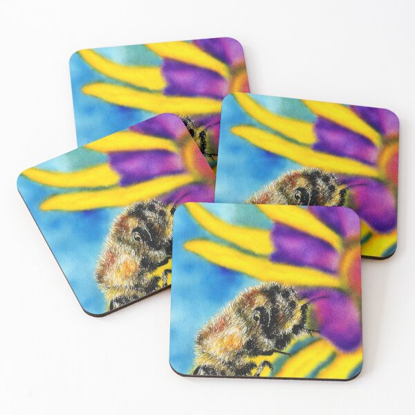 Artikelvorschau, Bee highly detailed watercolor painting entworfen und verkauft von DrawItOnce.