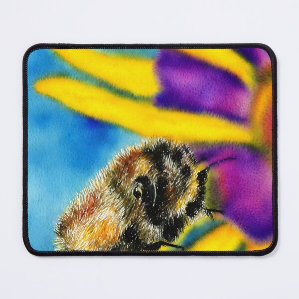 Artikelvorschau, Bee highly detailed watercolor painting entworfen und verkauft von DrawItOnce.