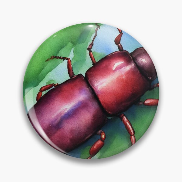 Artikelvorschau, Beetle highly detailed watercolor painting entworfen und verkauft von DrawItOnce.