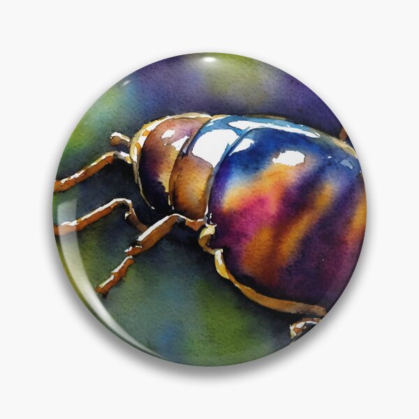 Artikelvorschau, Beetle highly detailed watercolor painting entworfen und verkauft von DrawItOnce.