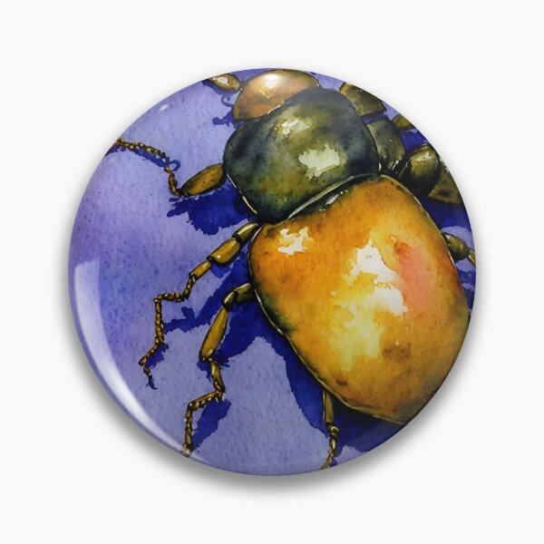 Artikelvorschau, Beetle highly detailed watercolor painting entworfen und verkauft von DrawItOnce.