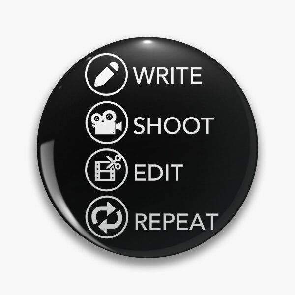 Item preview, Write Shoot Edit Repeat - Funny Film Maker Shirt designed and sold by JukeLox.