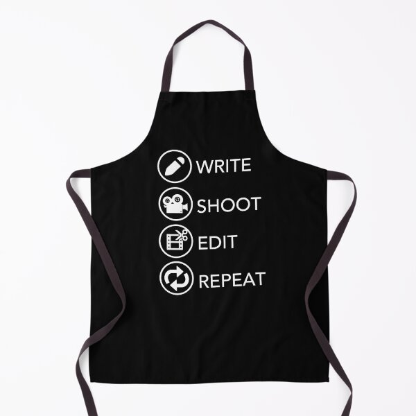 Item preview, Write Shoot Edit Repeat - Funny Film Maker Shirt designed and sold by JukeLox.