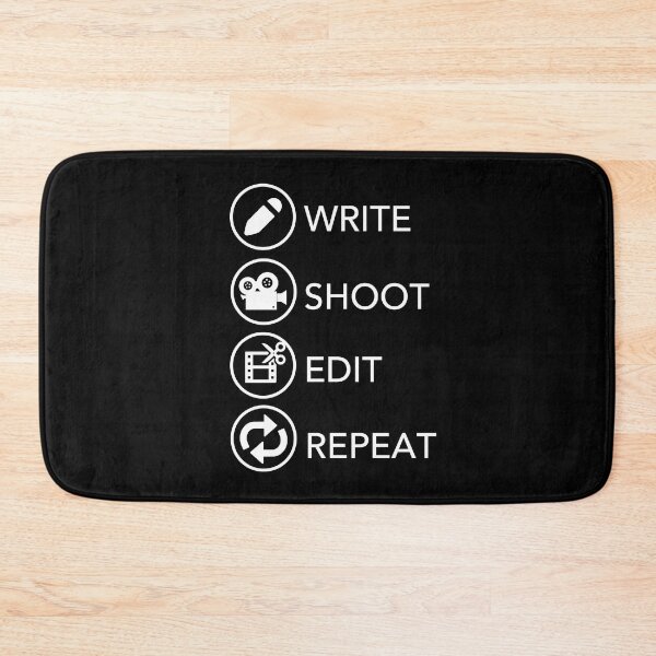 Item preview, Write Shoot Edit Repeat - Funny Film Maker Shirt designed and sold by JukeLox.