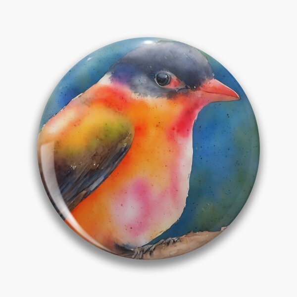 Artikelvorschau, Bird highly detailed watercolor painting entworfen und verkauft von DrawItOnce.
