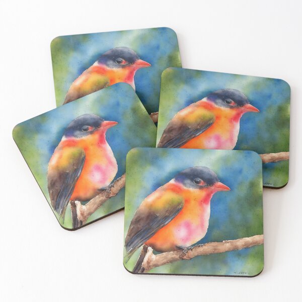Item preview, Bird highly detailed watercolor painting designed and sold by DrawItOnce.