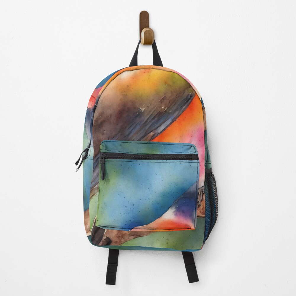 Vista previa del artículo con la obra «Mochila», diseñado y vendido por DrawItOnce.