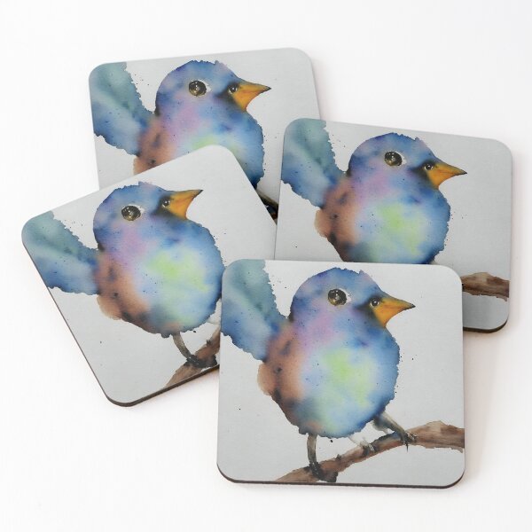 Item preview, Bird highly detailed watercolor painting designed and sold by DrawItOnce.