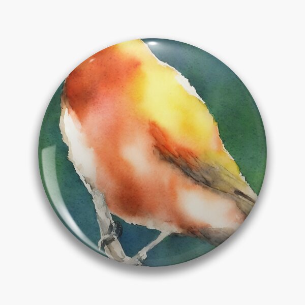 Artikelvorschau, Bird highly detailed watercolor painting entworfen und verkauft von DrawItOnce.
