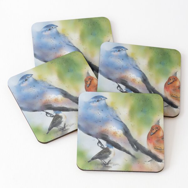 Item preview, Bird highly detailed watercolor painting designed and sold by DrawItOnce.
