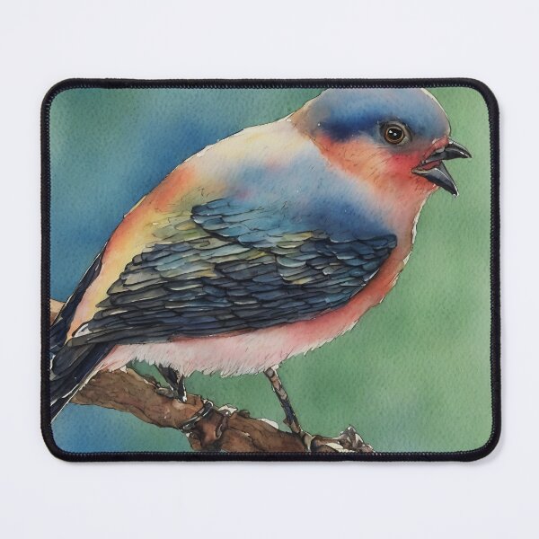 Artikelvorschau, Bird highly detailed watercolor painting entworfen und verkauft von DrawItOnce.