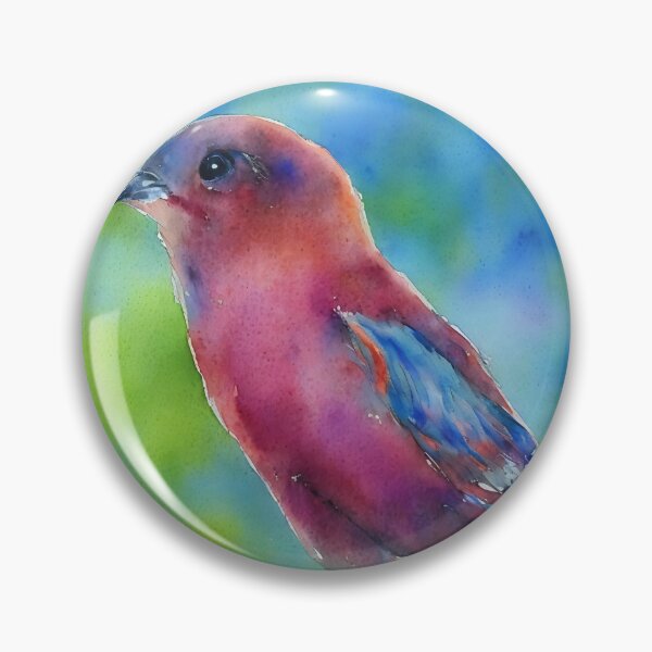 Artikelvorschau, Bird highly detailed watercolor painting entworfen und verkauft von DrawItOnce.