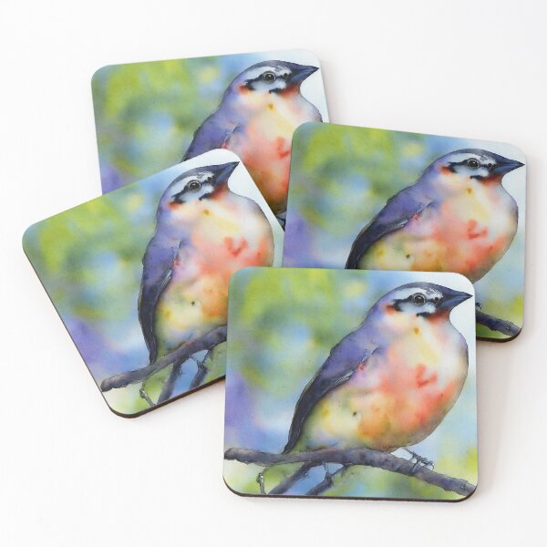 Item preview, Bird highly detailed watercolor painting designed and sold by DrawItOnce.