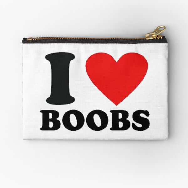 Big Boobs Quotes Zipper Pouches for Sale