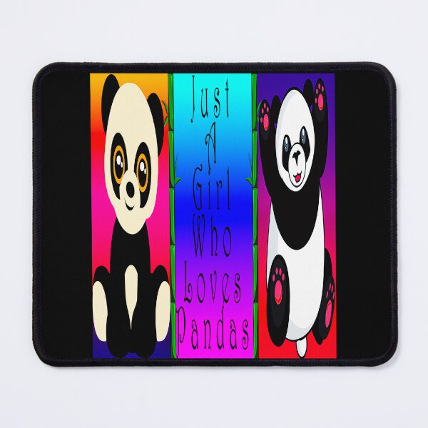 Item preview, Just A Girl Who Loves Pandas With Colors designed and sold by Mr-true-design.