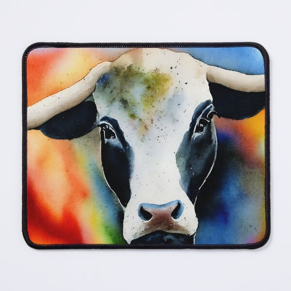 Artikelvorschau, Bull highly detailed watercolor painting entworfen und verkauft von DrawItOnce.