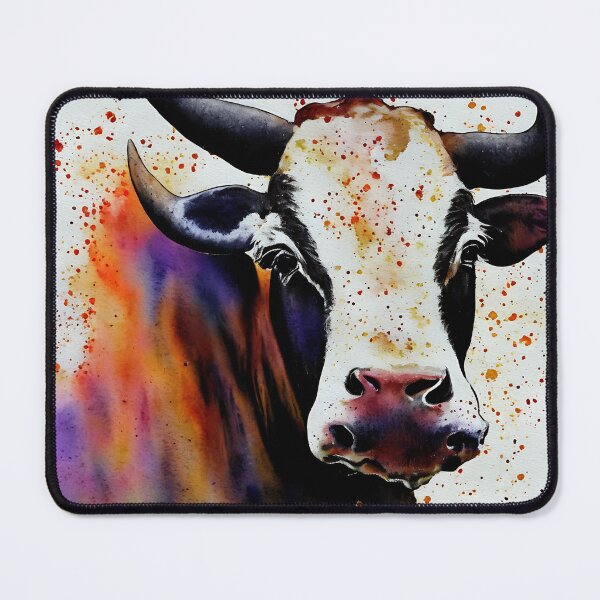 Artikelvorschau, Bull highly detailed watercolor painting entworfen und verkauft von DrawItOnce.