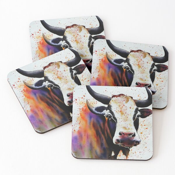 Artikelvorschau, Bull highly detailed watercolor painting entworfen und verkauft von DrawItOnce.