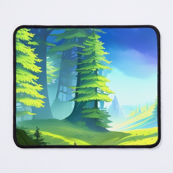 Item preview, Forest and Distant Mountains, ink drawing, Ai Generated Art designed and sold by ACC .