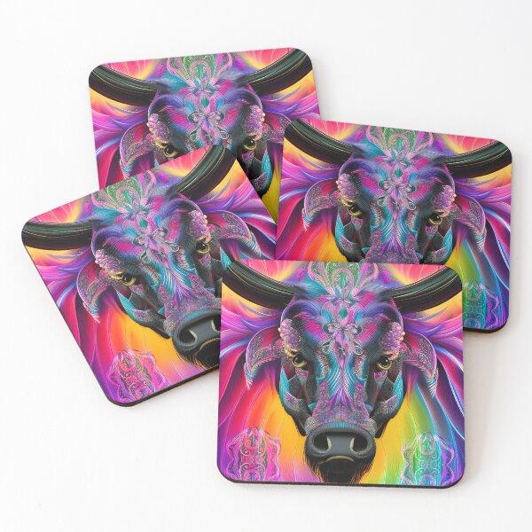 Item preview, Rainbow Camargue Bull designed and sold by Astralia.