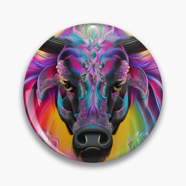 Item preview, Rainbow Camargue Bull designed and sold by Astralia.
