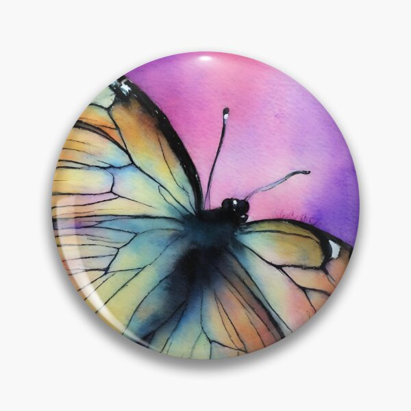 Artikelvorschau, Butterly highly detailed watercolor painting entworfen und verkauft von DrawItOnce.