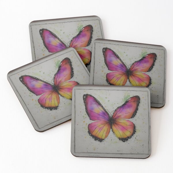 Item preview, Butterly highly detailed watercolor painting designed and sold by DrawItOnce.