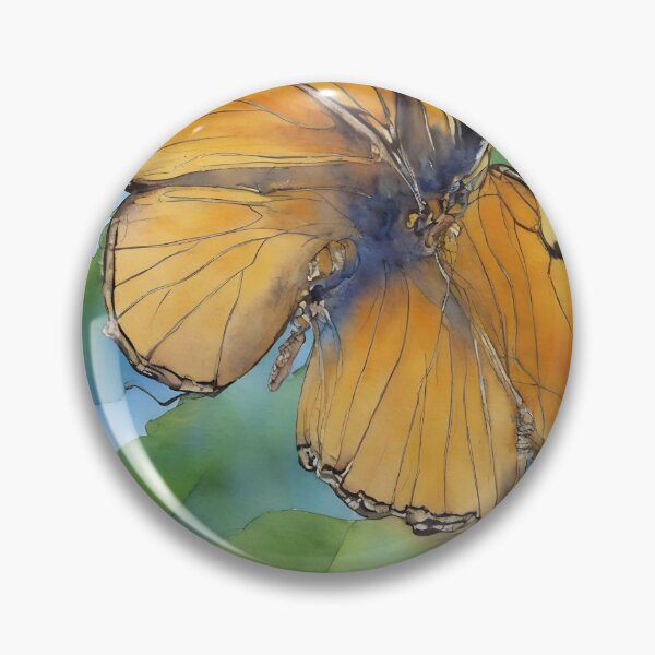 Item preview, Butterly highly detailed watercolor painting designed and sold by DrawItOnce.