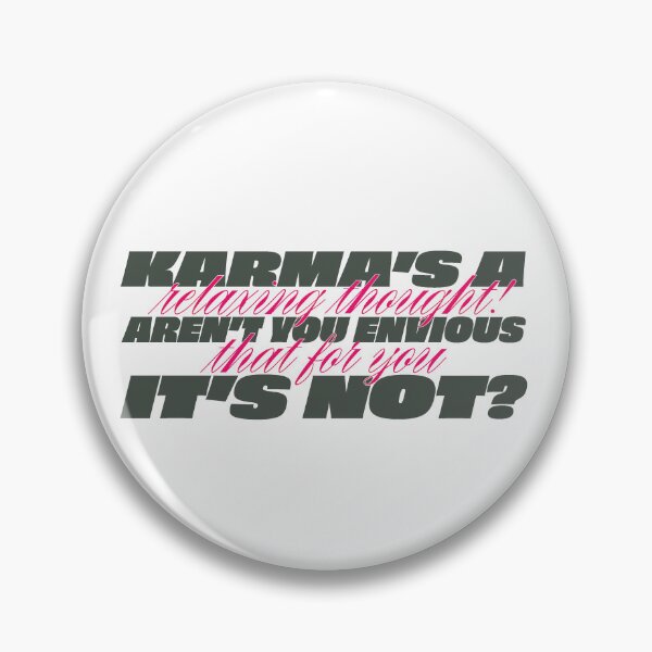 Item preview, karma's a relaxing thought designed and sold by heathergbeard.