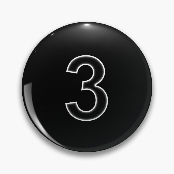 Item preview, Number 3 three, third, digit designed and sold by SAFFORTshield.