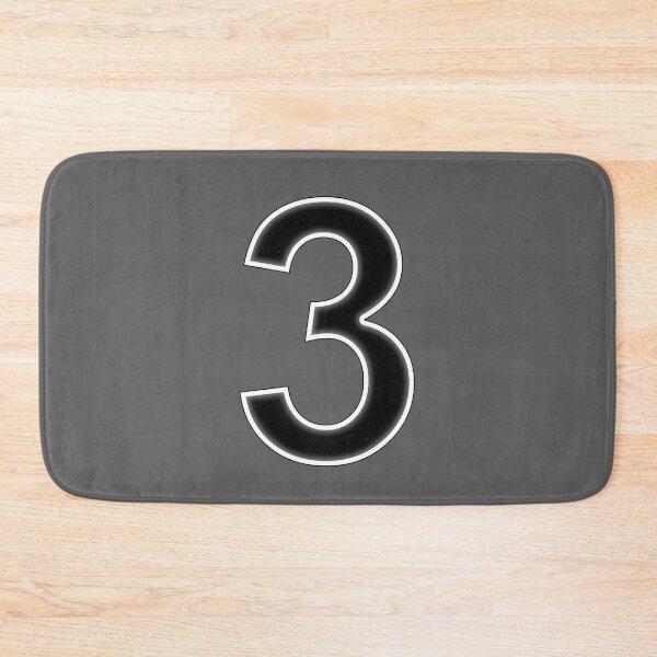 Item preview, Number 3 three, third, digit designed and sold by SAFFORTshield.