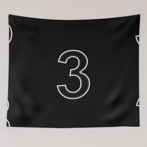 Item preview, Number 3 three, third, digit designed and sold by SAFFORTshield.