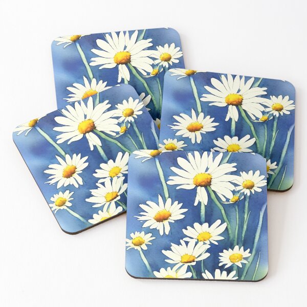 Item preview, Watercolor Daisies Digital Artwork designed and sold by Milky-Way-Local.