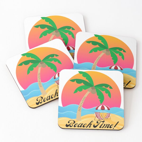 Item preview, Beach Scene Art T- Shirt, Beach Time! designed and sold by BeaconMarketing.