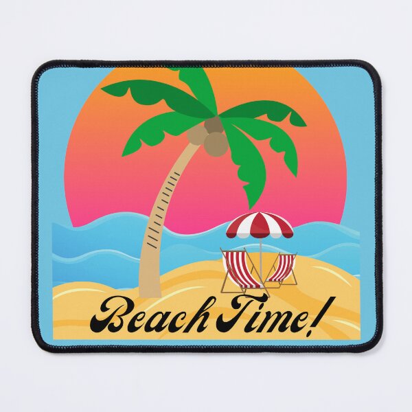Item preview, Beach Scene Art T- Shirt, Beach Time! designed and sold by BeaconMarketing.
