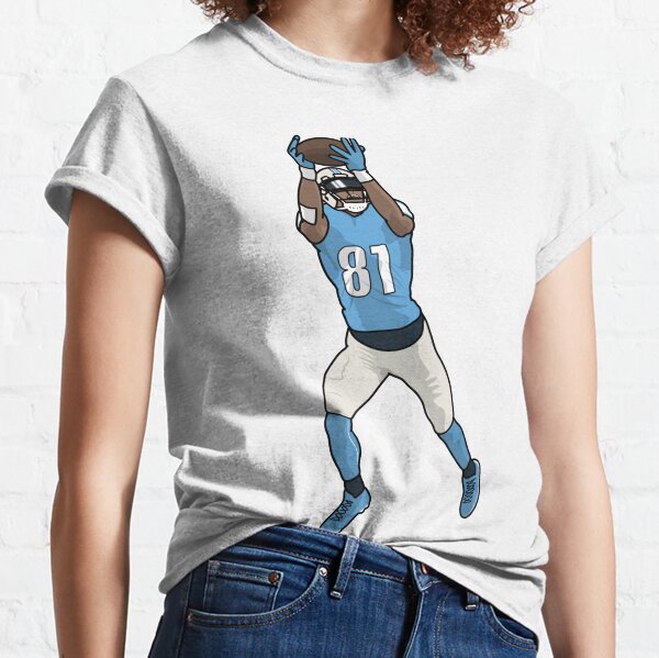 NFL Team Apparel Detroit Lions #81 Calvin Johnson-Jersey T-Shirt