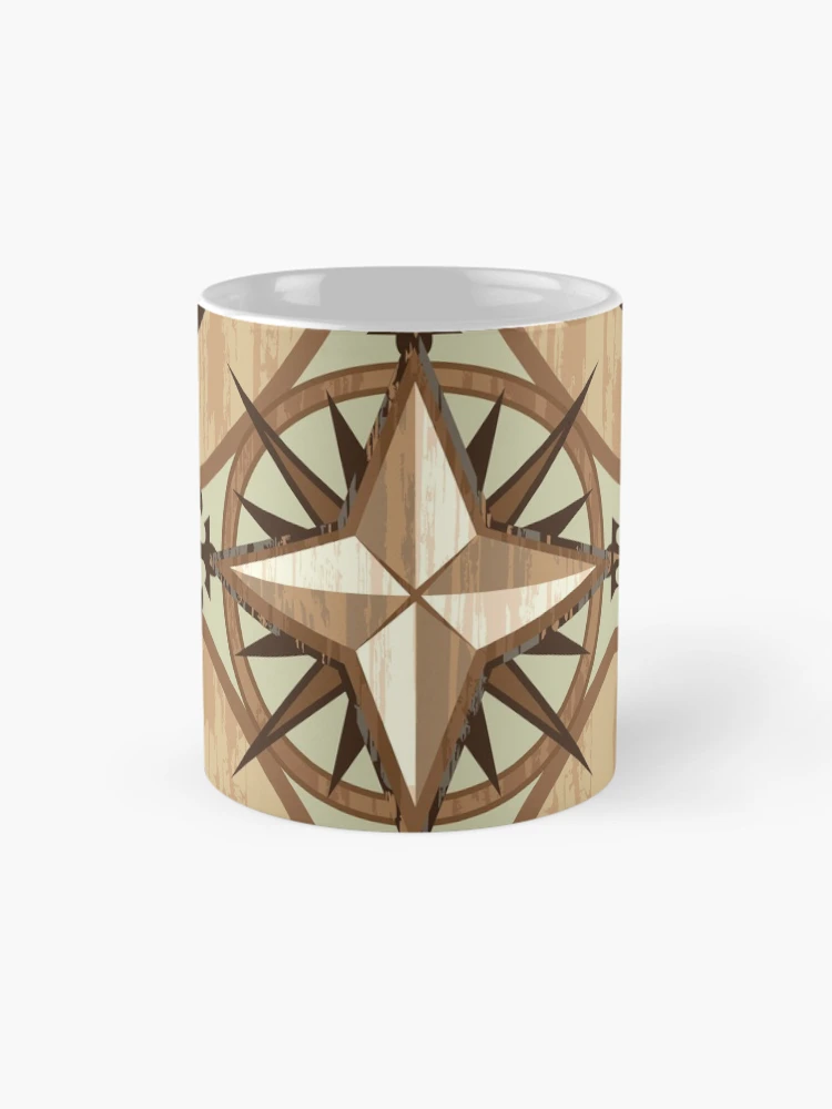 Thumbnail 4 of 6, Coffee Mug, Compass Vector designed and sold by vectorworks51.